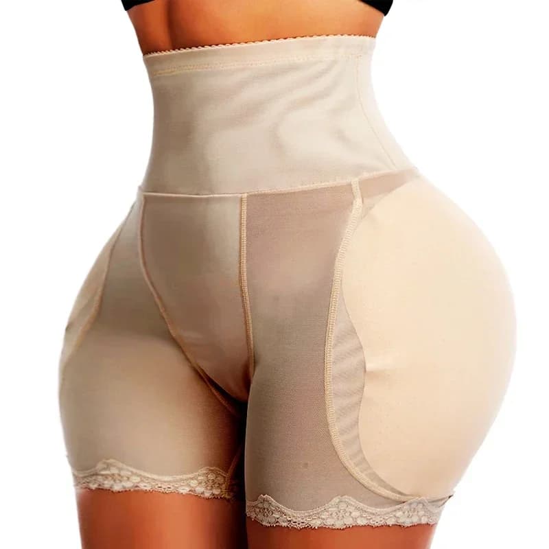 AfruliA corps complet Shaper bout à bout Body Shapewear sous-vêtements rembourrés faux fesses coussi
