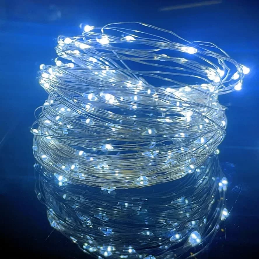20m 10m télécommande 8 fonctions LED guirlandes lumineuses USB guirlande de noël nouvel an fête de m