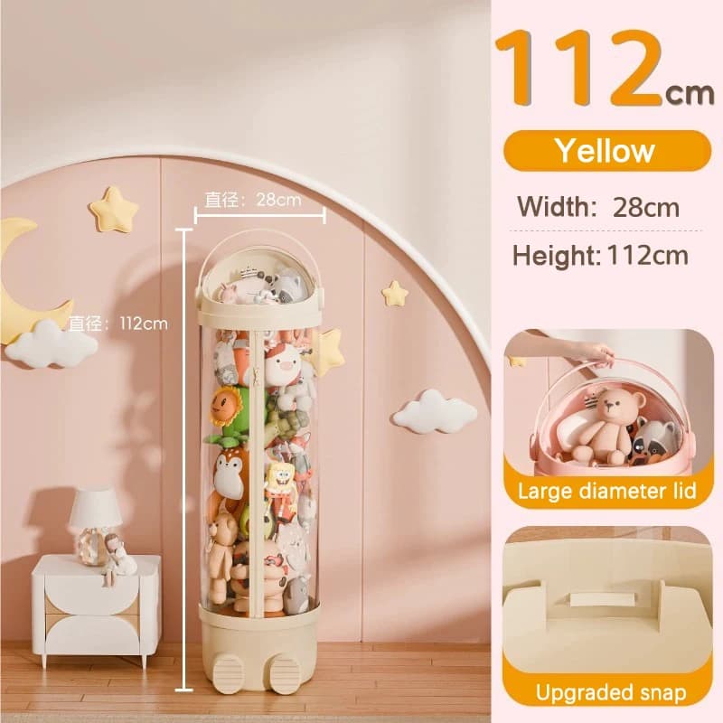 Boîtes de rangement à fermeture éclair pour poupées en peluche, organisation des jouets pour enfants