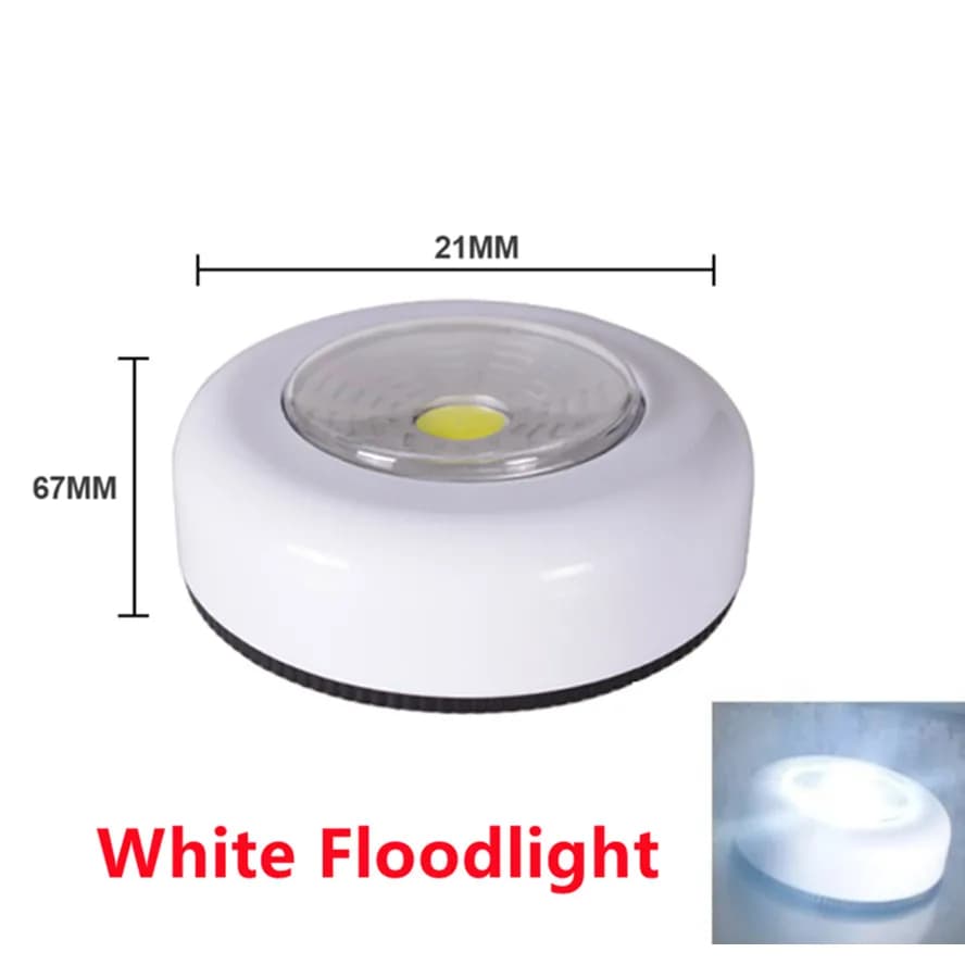 RnnTuu Lampe de nuit à LED tactile alimentée par batterie, à coller au mur, lampe coucher de soleil 