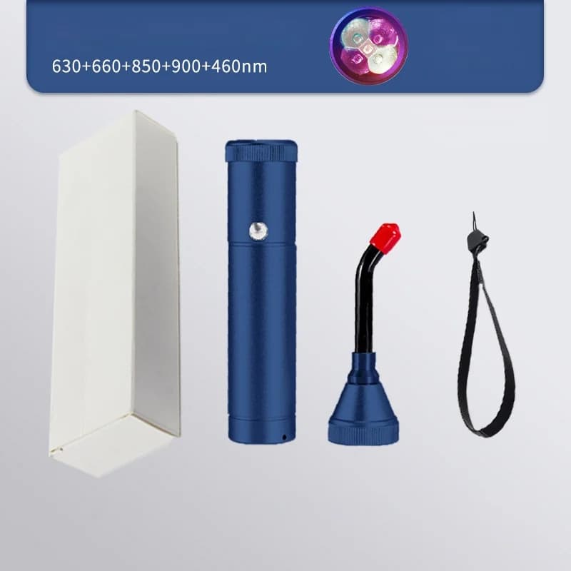460nm 630nm 660m 850nm 900nm LED nez oreille Canal apaisant physiothérapie lèvres lumière orale Guid
