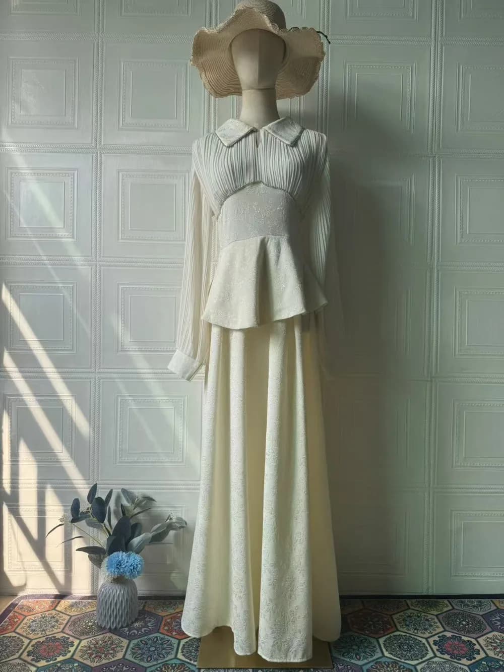 Femmes élégantes Robe dubaï Abaya automne couleur unie fête musulmane Jalabiya Ramadan robes Largos 