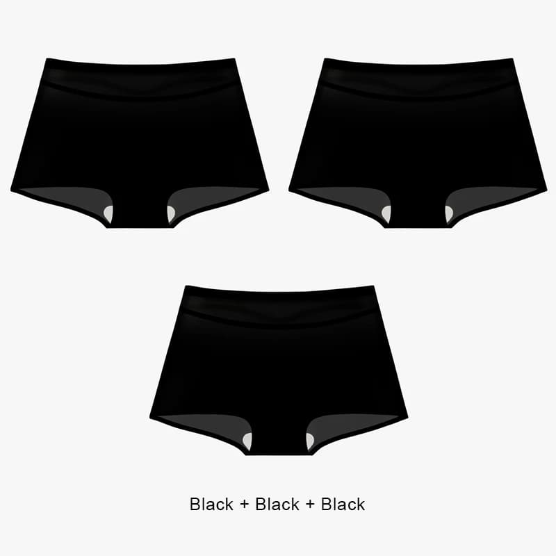 Culottes à séchage rapide pour femmes, masque facial, sensation nue, caleçons respirants, élasticité