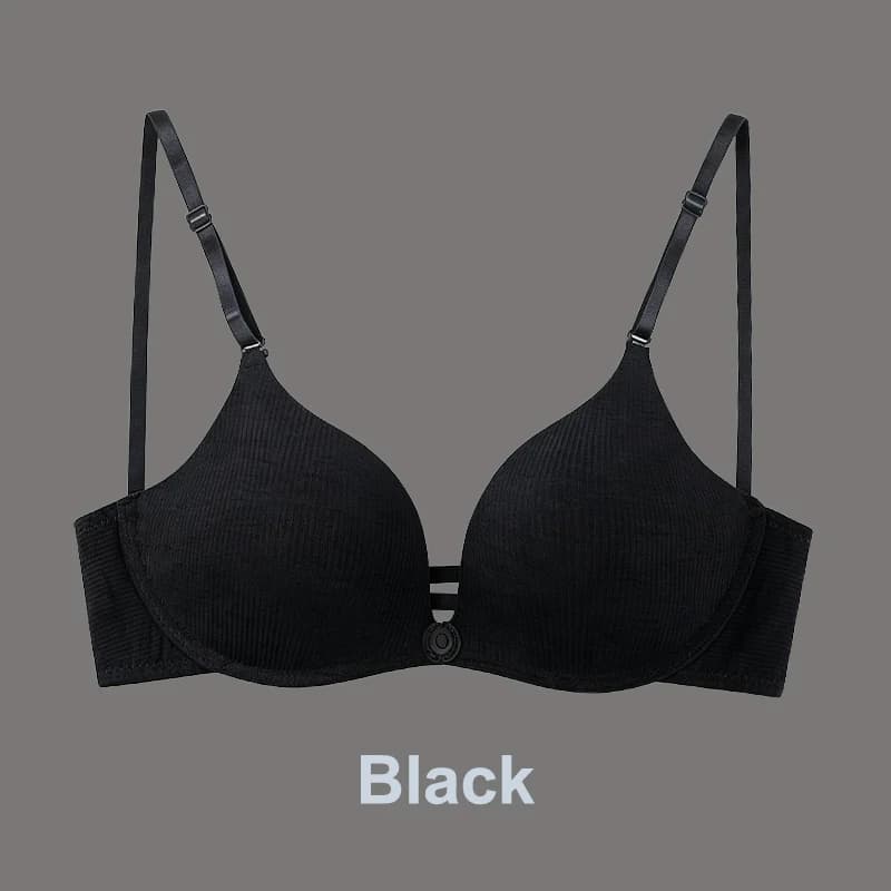 FINETOO Soutien-gorge Confortable à Fermeture Avant pour Petites Poitrines, Couleur Unie, Sans Armat