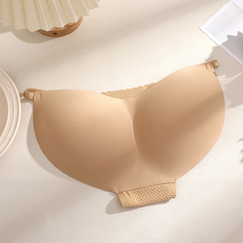 Culotte rembourrée pour femmes, sous-vêtement push-up, rehausseur de fesses, en maille, faux cul, av