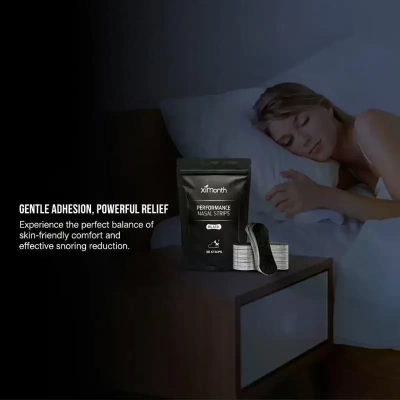Bandes nasales et buccales pour le sommeil avec Aloe Vera, Menthol et Acide Hyaluronique – Aide resp