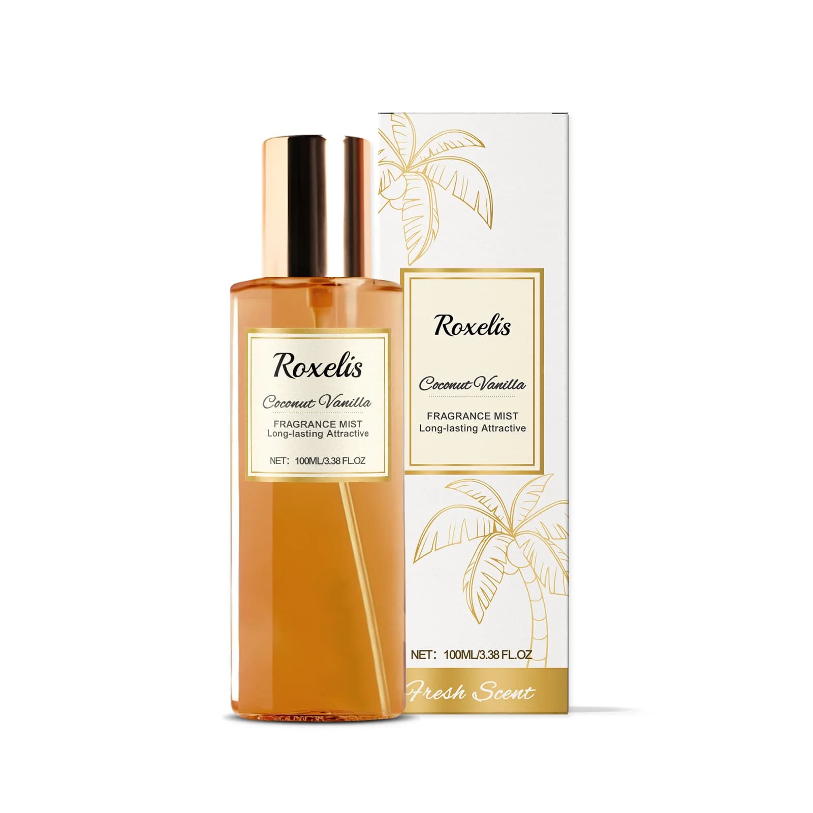 Brume Corporelle Romantique Coco Vanille - Parfum Frais et Élégant, Fragrance Naturelle Longue Durée