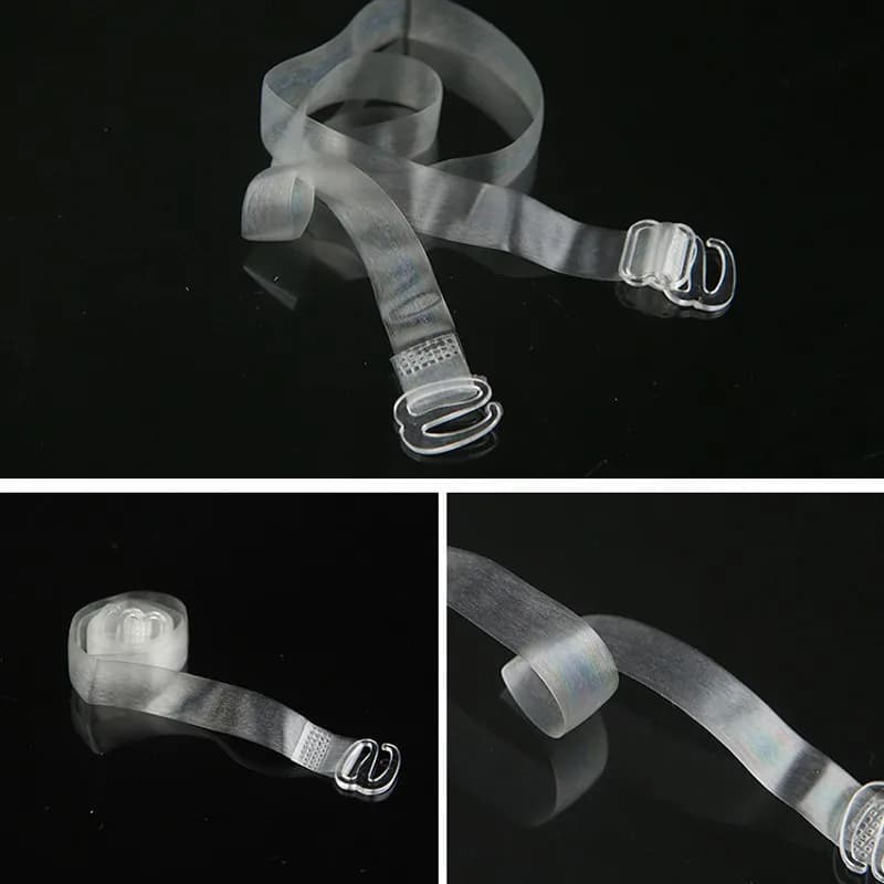InvisibleBra – ceinture élastique transparente en Silicone pour femmes, bretelles de soutien-gorge à