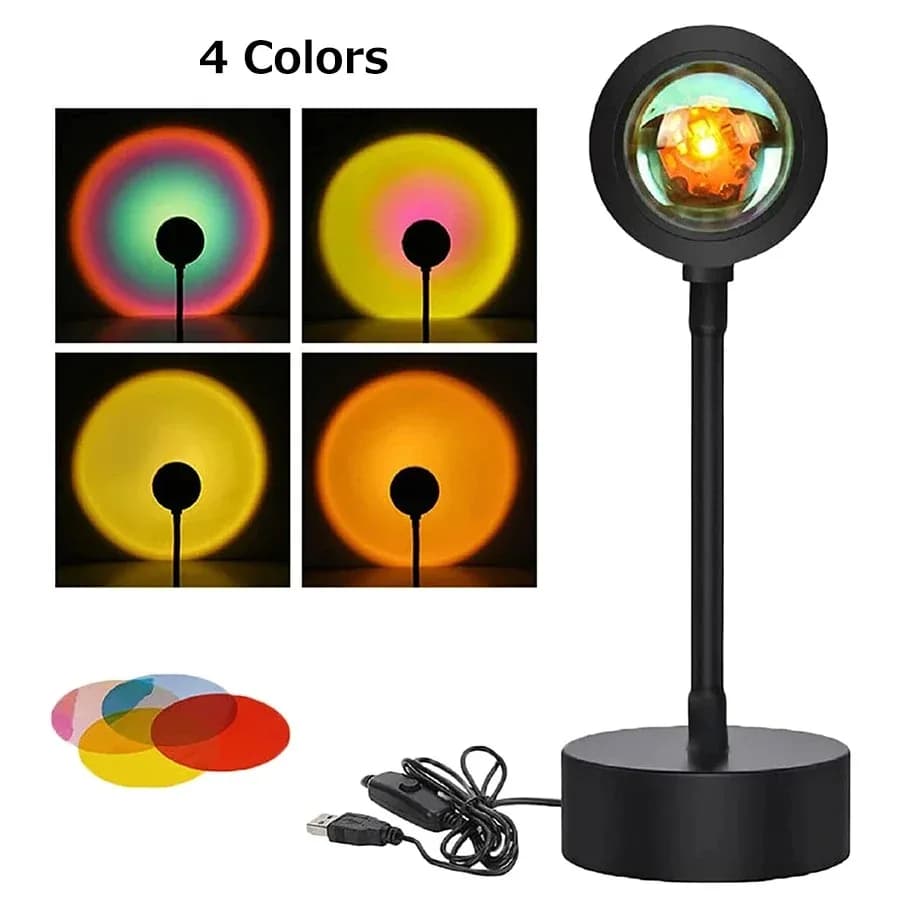 Tuya – projecteur de coucher de soleil Led intelligent, application Smart Life, télécommande IR, pro