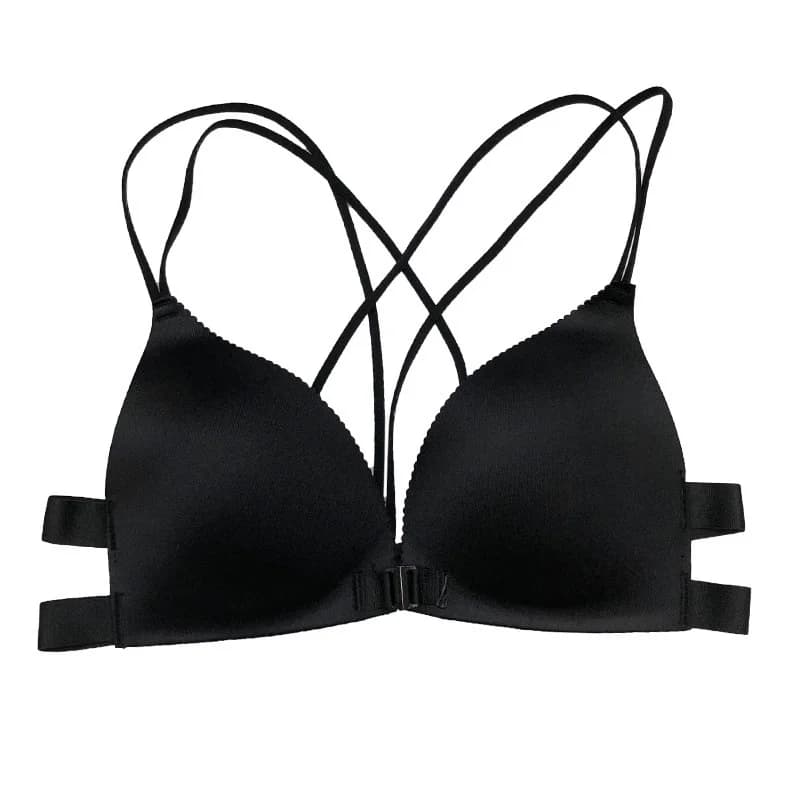 Soutien-gorge triangle push up sans armatures, sous-vêtements de sport, coupe fine, confortable, sex