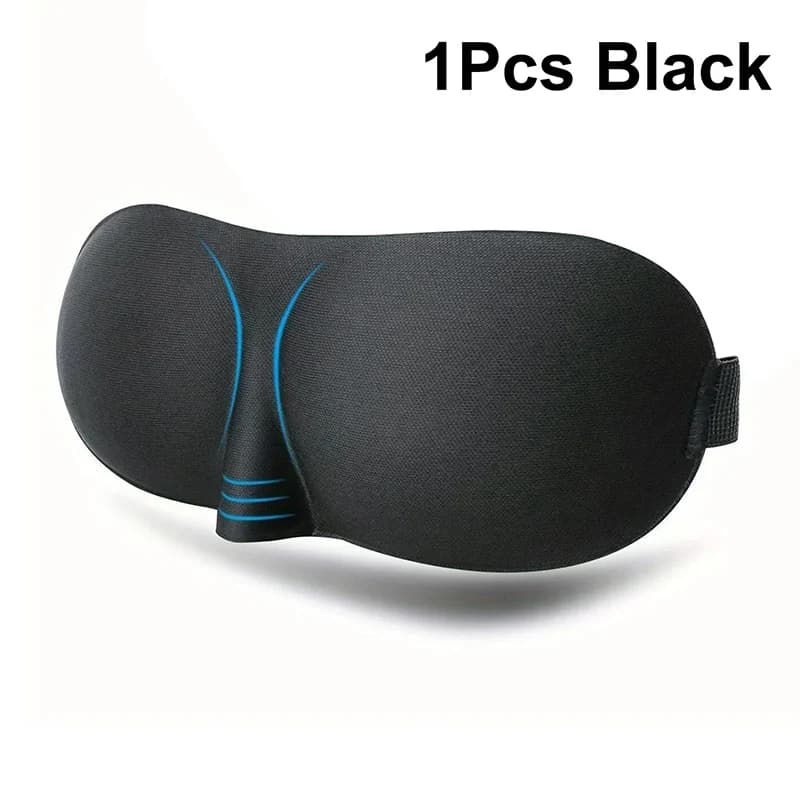 Masque de sommeil 3D pour homme et femme, masque oculaire respirant bloquant la lumière pour les voy