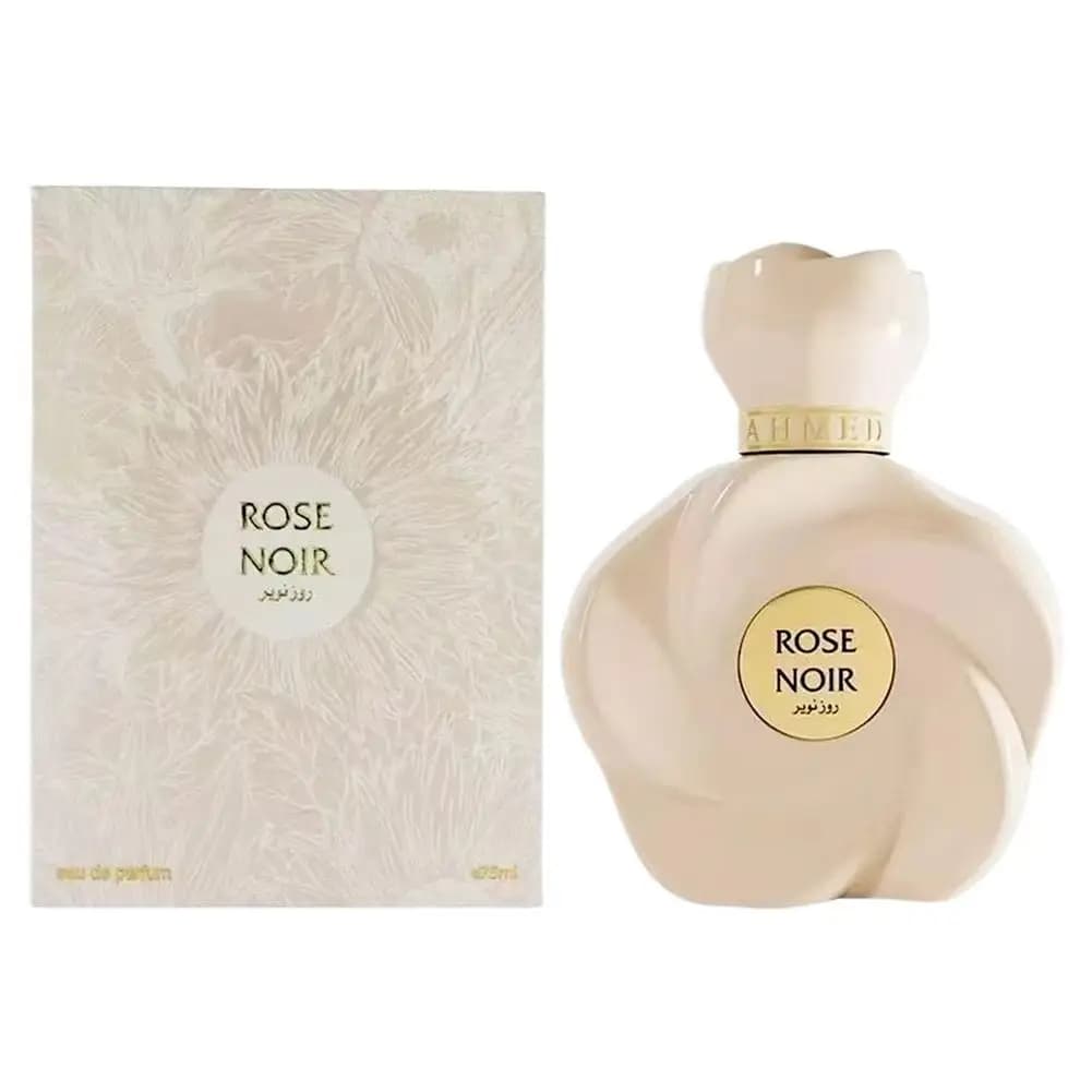 Parfum Rose Noir d'Ahmed Al Maghribi pour femmes, 75 ml, marque arabe haut de gamme, parfum oriental