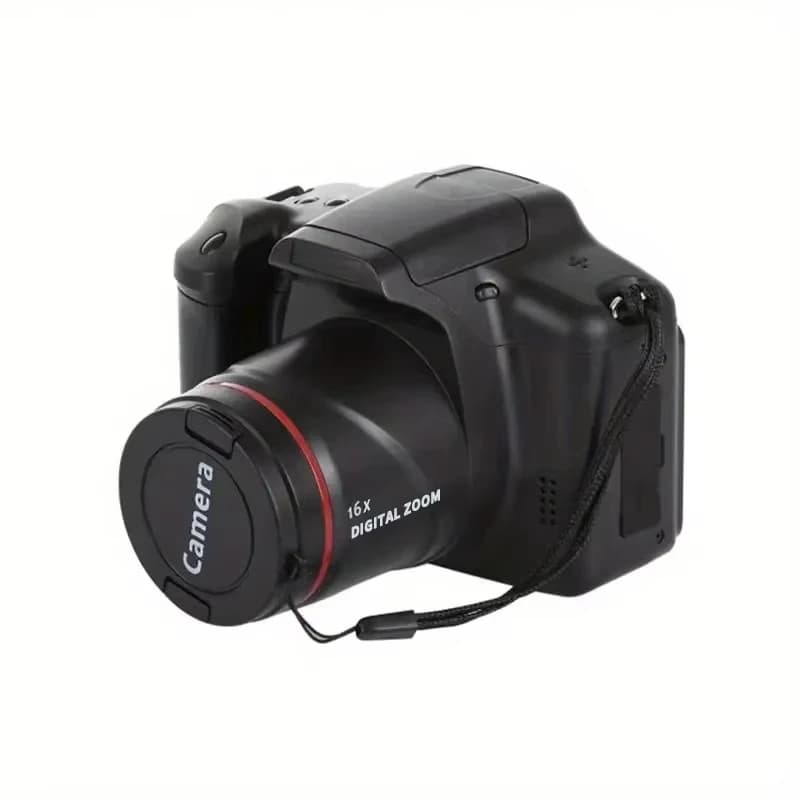Appareil photo numérique Portable Zoom 16X, caméscope vidéo, photographie, téléobjectif pour étudian