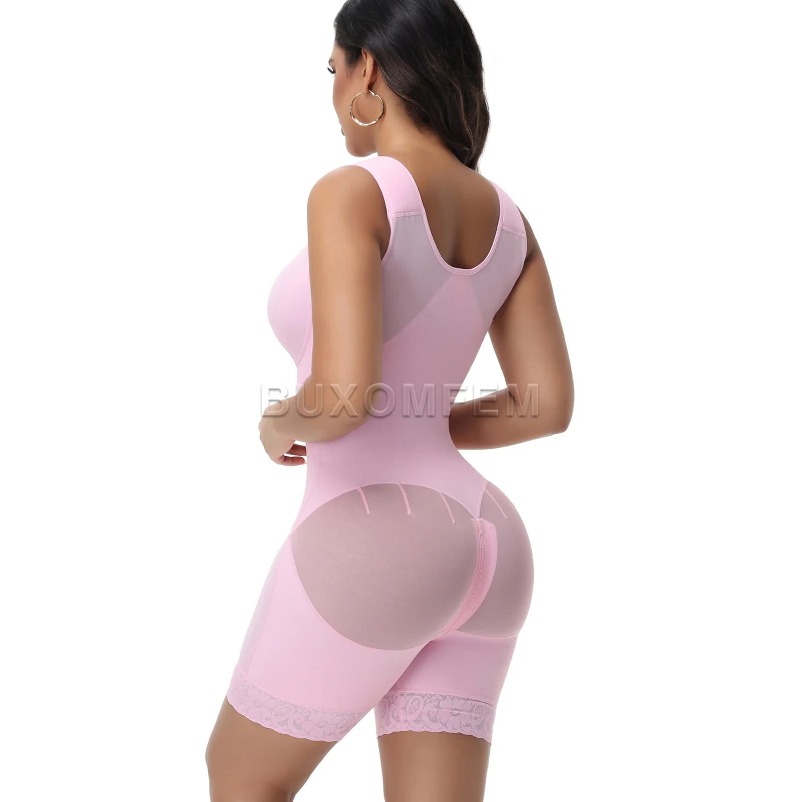 Shaping Slim ceinture Shapewear pour BBL sans manches avant boutonnage colombien ceinture femmes san