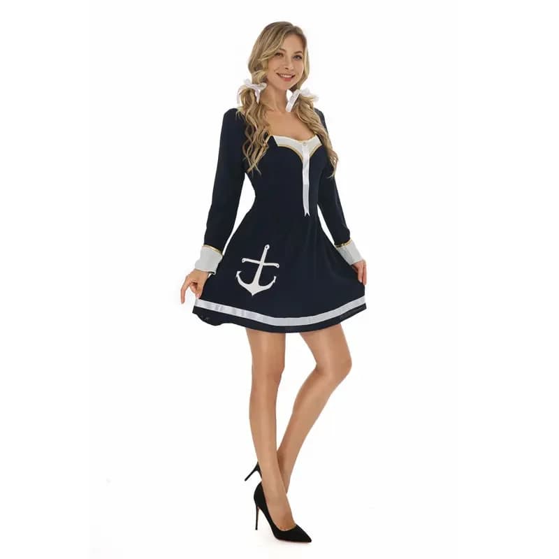 Costume de marin sexy pour adultes, idéal pour Halloween, carnaval, bateaux, soirées, clubs, uniform