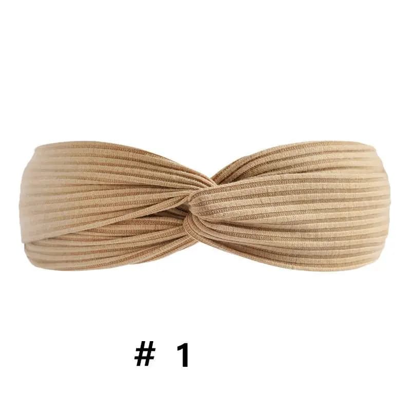 Bandeau noué torsadé pour femmes, turban croisé, enveloppement de sauna, bandeaux d'entraînement de 