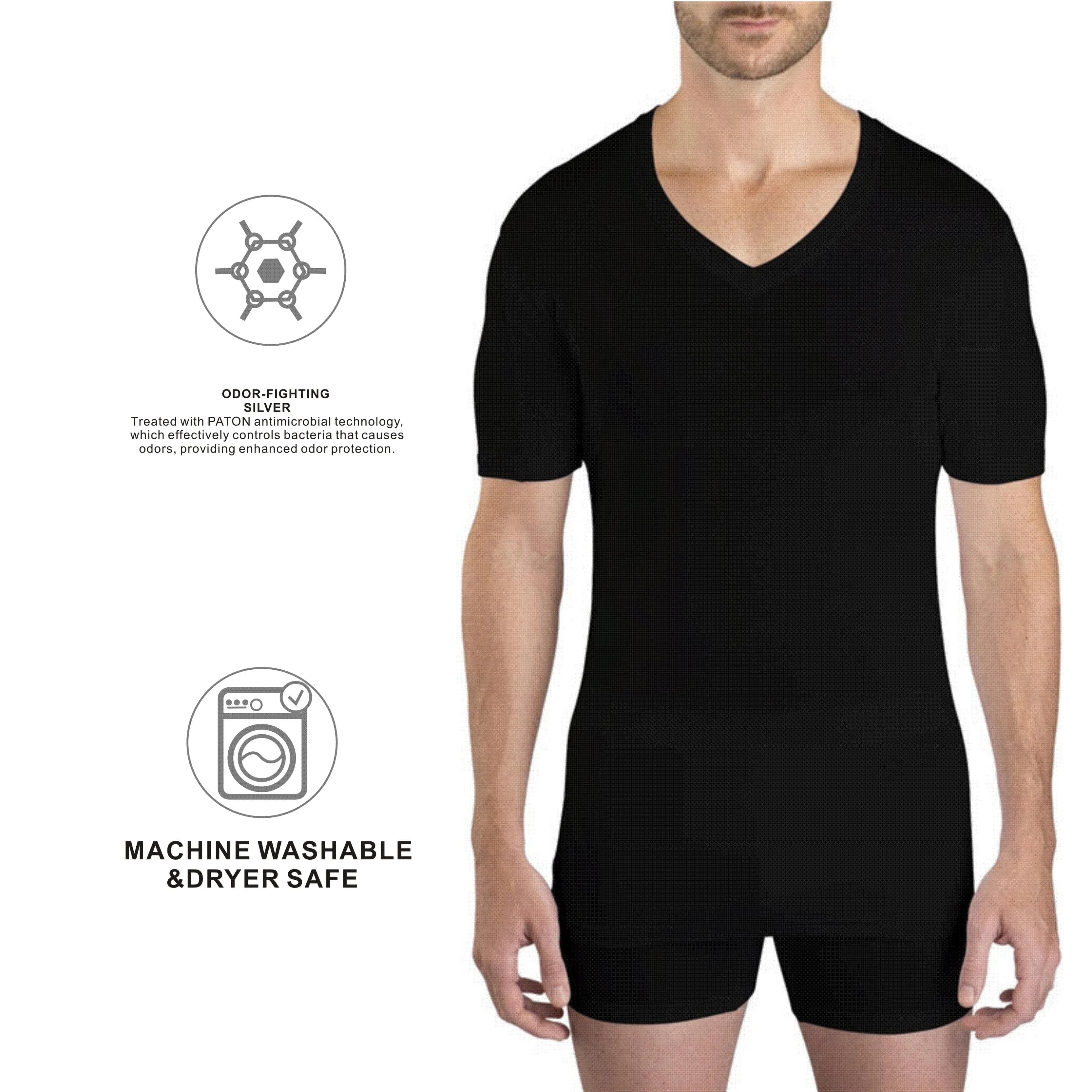 T-shirt de sous-vêtement anti-transpiration excessive, arrêtez le problème embrassant des marques, d