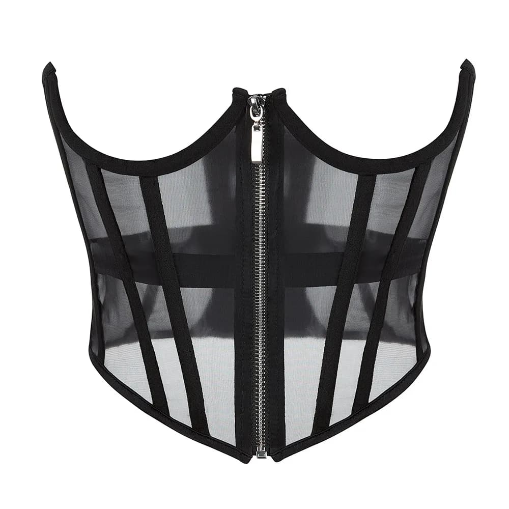 Corset Sexy sous le buste pour femmes, haut gothique, sangle façonnante, ceinture de taille aminciss