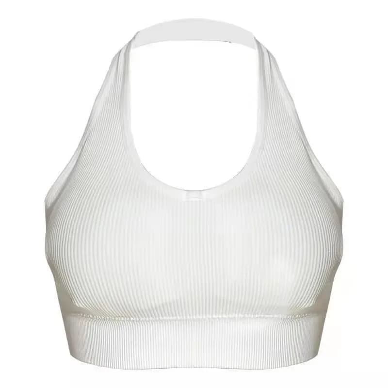 Mode Sexy licou dos nu soutien-gorge Camisole pour femmes sans fil Sport soutien-gorge haut bretelle