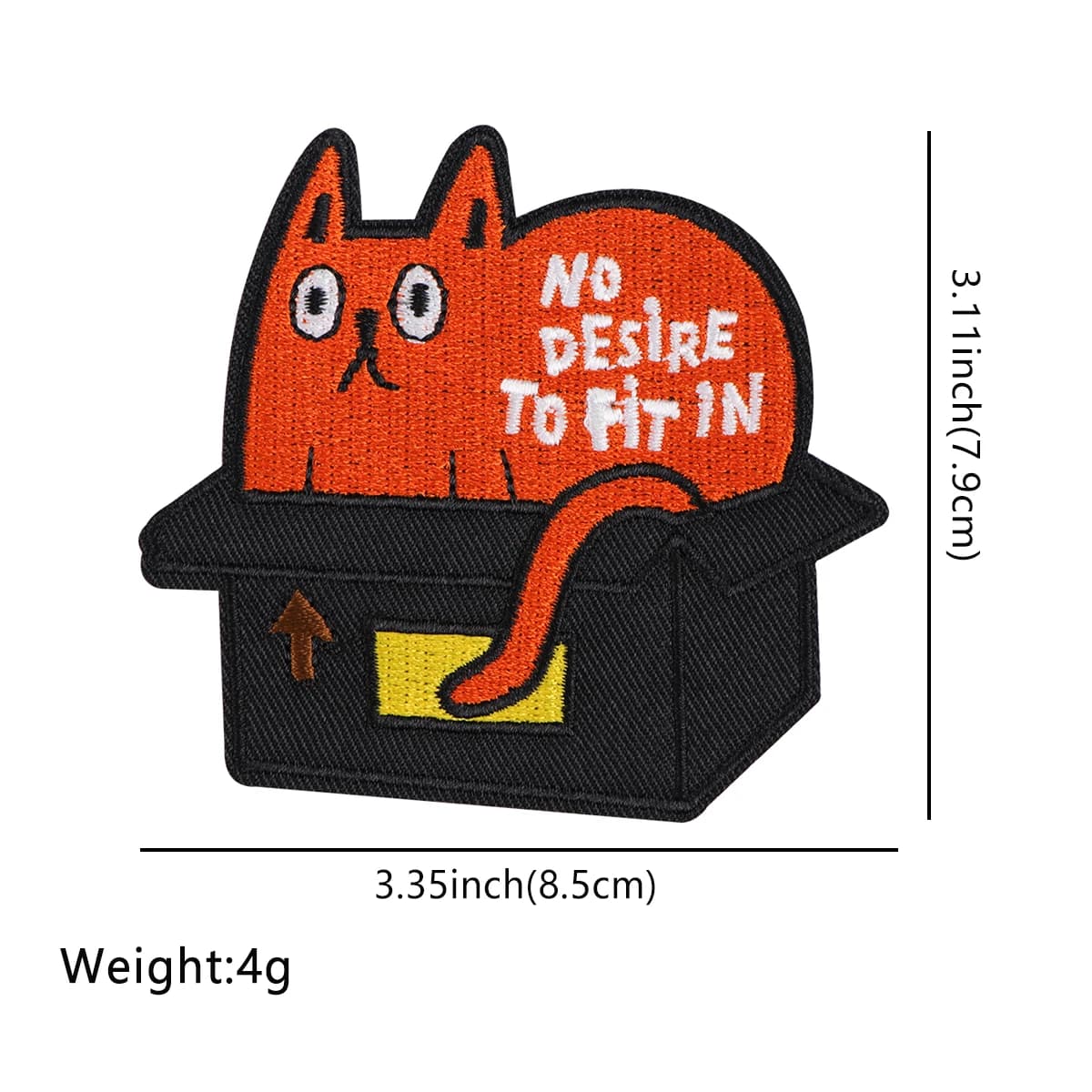 Patch de broderie du Club de mouton noir, citations amusantes, patchs thermoadhésifs pour vêtements,
