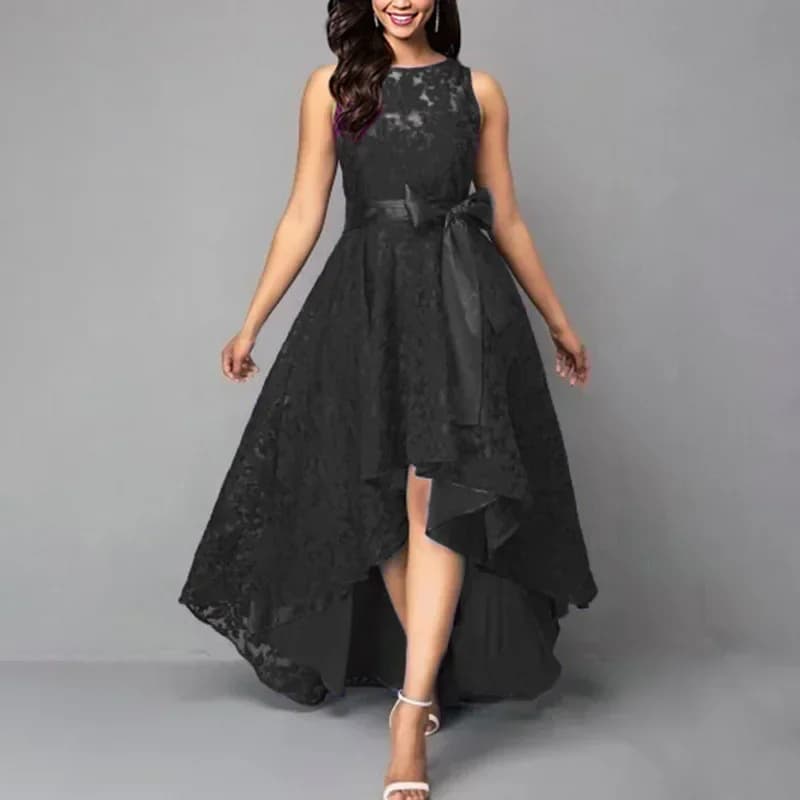 Robe de demoiselle d'honneur de mariage pour femmes, élégante, en dentelle, robe de soirée douce, gr