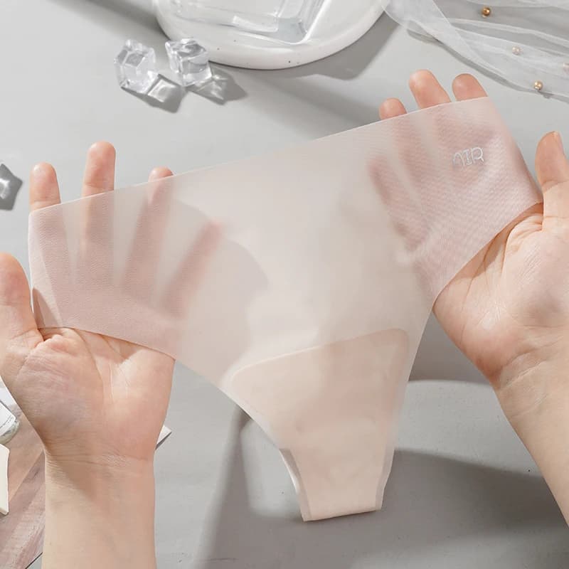 String Transparent pour femmes, Ultra-fin, sens, Sexy, sans couture, taille basse, couleur unie, sou