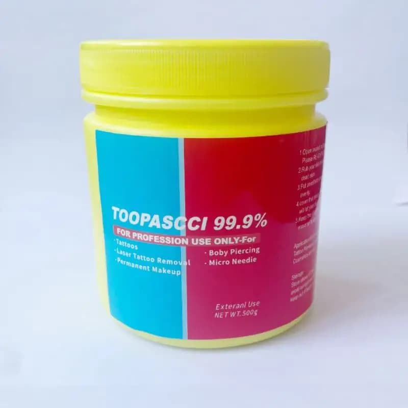 Nouvelle Crème Tatouage TOOPASCCI 99,9% pour Maquillage Permanent, Corps, Visage, Microblading, Pier