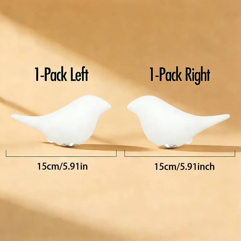 2 pièces capteur de mouvement d'oiseau veilleuse sans fil USB charge variable pour la maison chambre