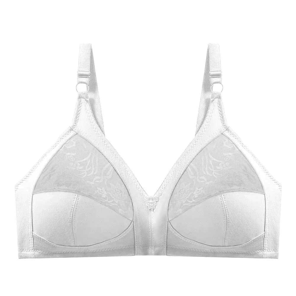 Ruralbra-Soutien-gorge push-up minimiseur pour femme, sans fil, couverture complète, haut en coton s