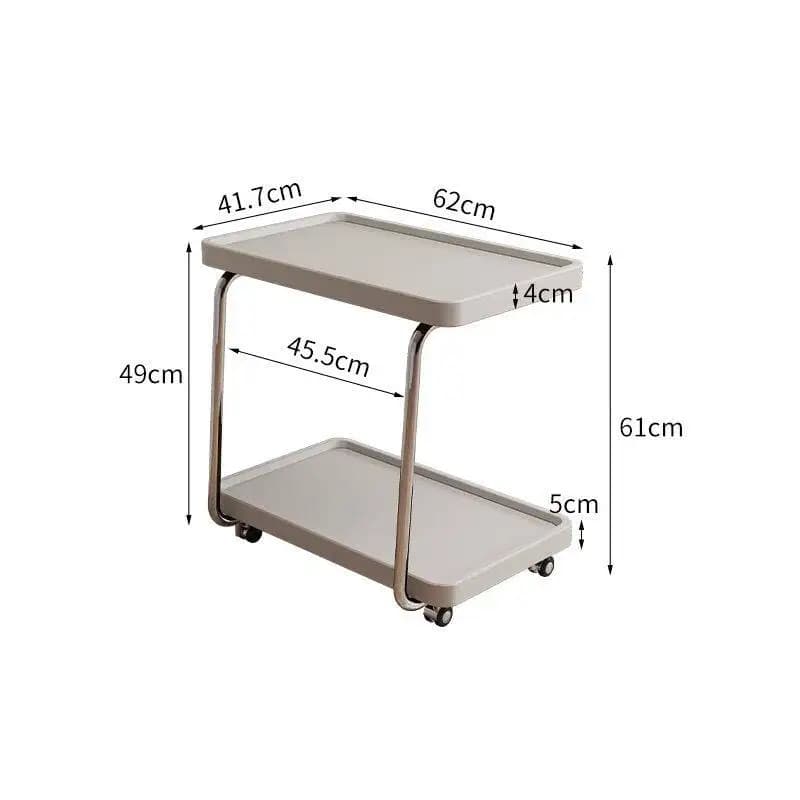 Tables de chevet d'angle, table d'appoint de chambre à coucher, table basse double couche, petite ta