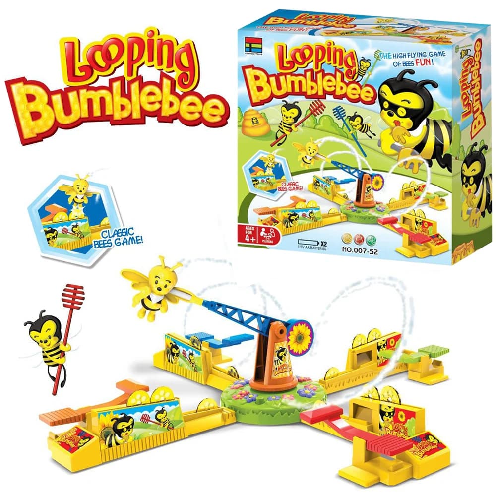 Looping Louie : Jeu de volaille rotatif volantant qui se fait voler – Aigle attrape les poussins, je