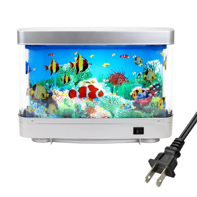 Lampe décorative pour aquarium océanique, lumières d'aquarium pour poissons tropicaux artificiels, l