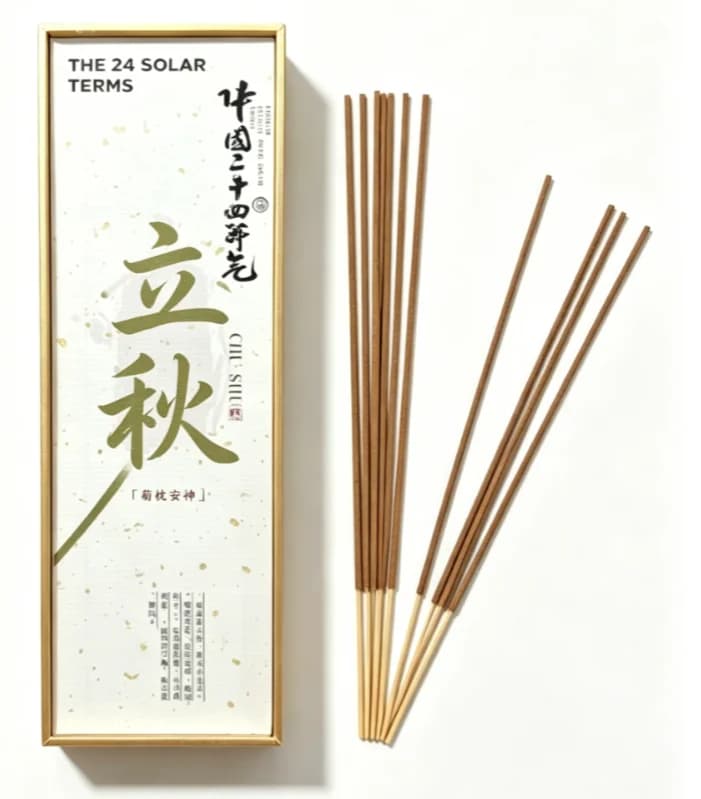 Bâtons d'encens orientaux 24 saisons, parfum boisé pur et naturel, faits à la main, boîte en papier 
