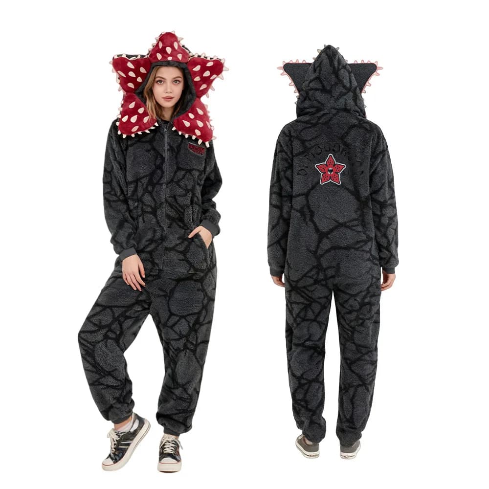 Cannibal fleur Pyjamas épaissi Pyjamas décontracté confort flanelle vêtements de nuit hiver chaud Co