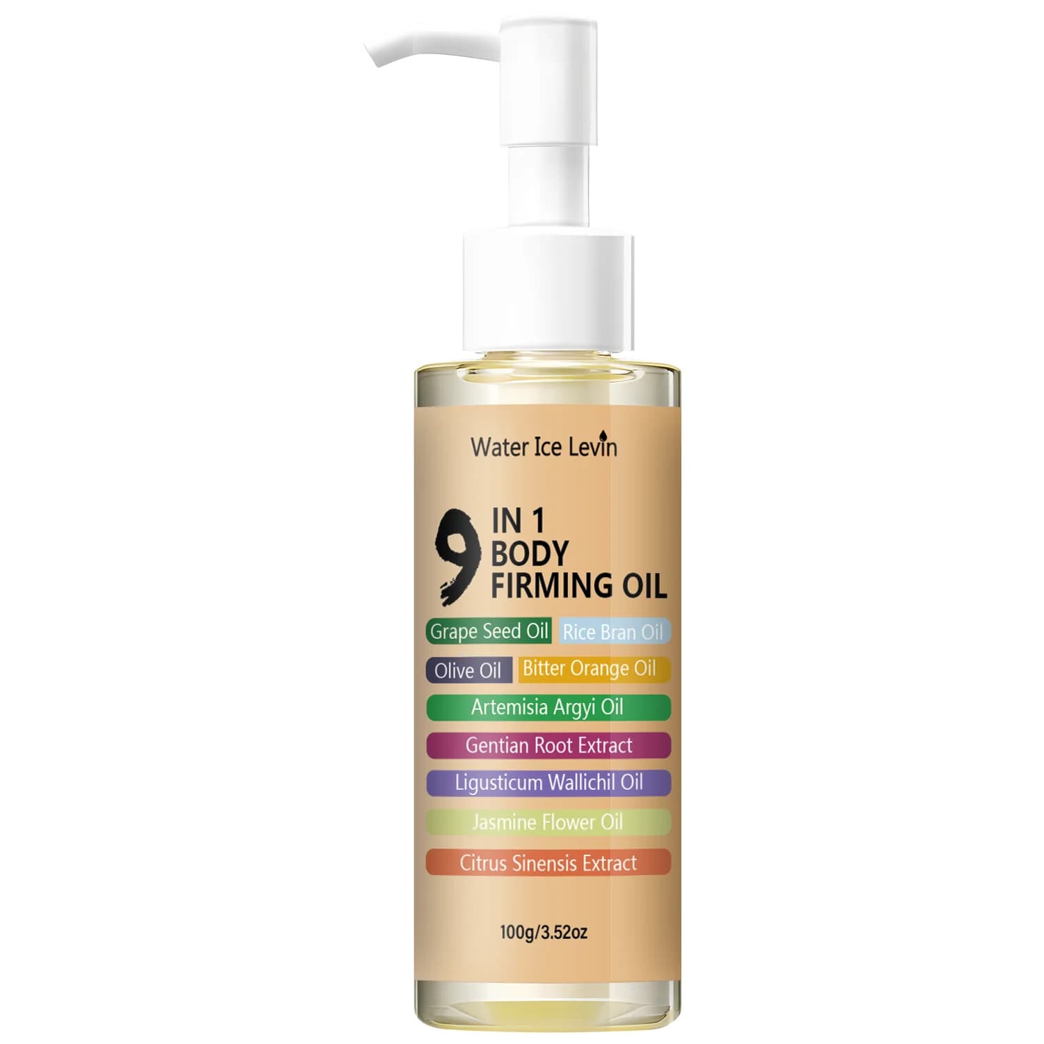 Huile raffermissante et tonifiante pour le corps 9-en-1 - Mélange d'herbes naturelles, hydratation i