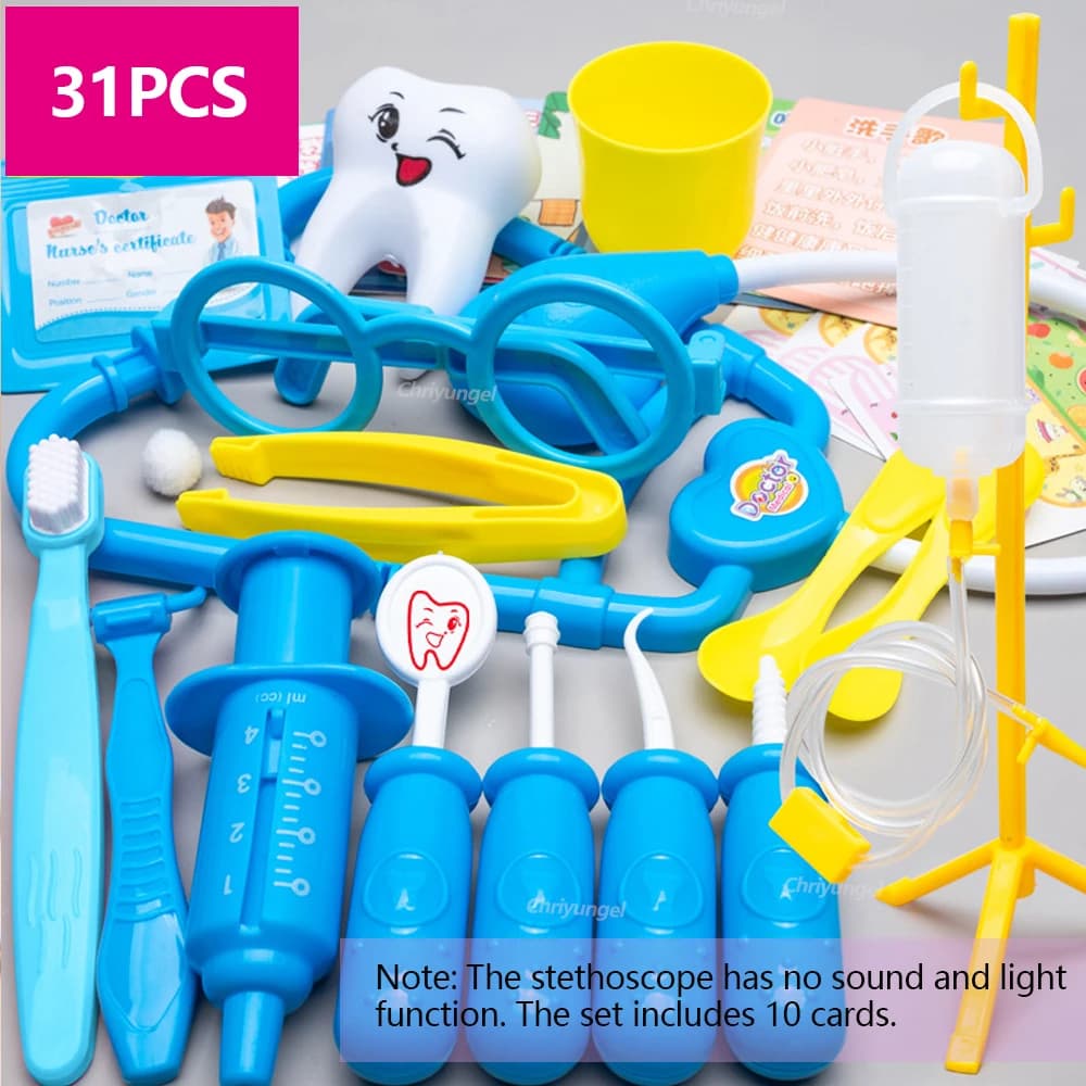 Jouets de médecin pour enfants, 43/40/31 pièces, Kit de jeu de rôle pour infirmière et médecin, joue