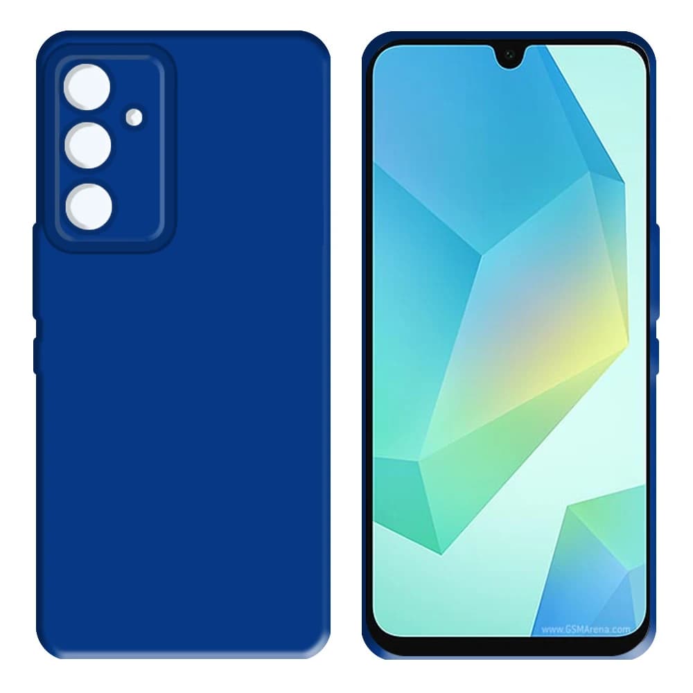 Coque de téléphone de luxe bleu foncé, étui arrière souple en TPU pour Samsung Galaxy A16 5G A06 4G 
