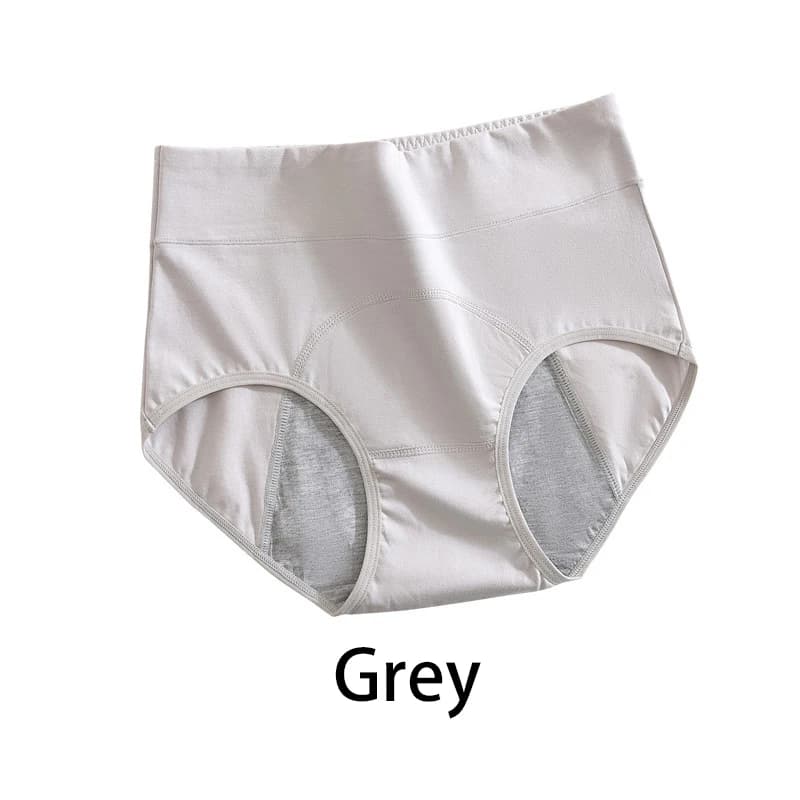Culotte Menstruelle en Coton Anti-Adorable pour Femme, Taille Haute, Étanche, Allongé, Entrejambe, D
