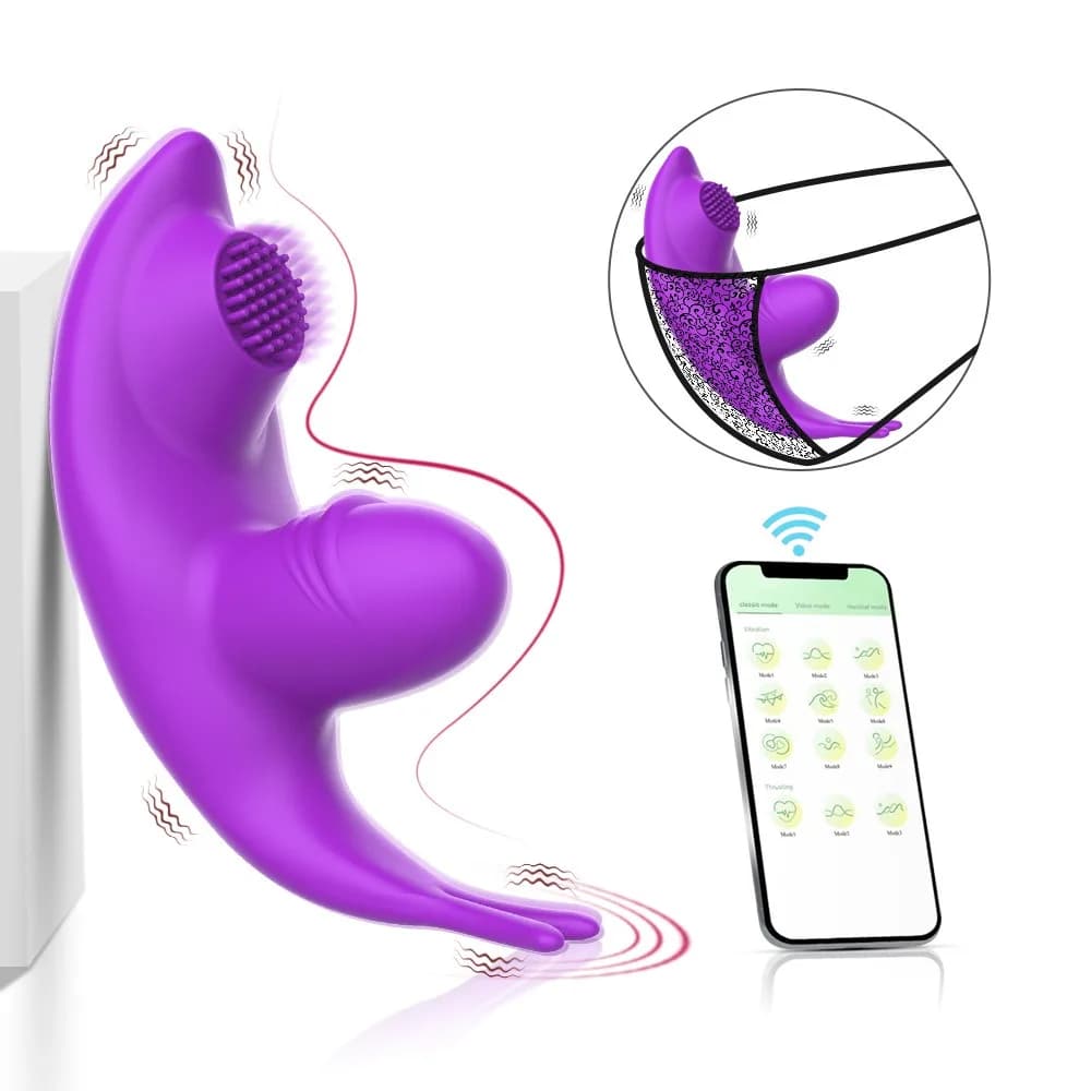 Vibromasseur télécommandé sans fil avec application, culotte vibrante, jouet pour Couple, jouets sex