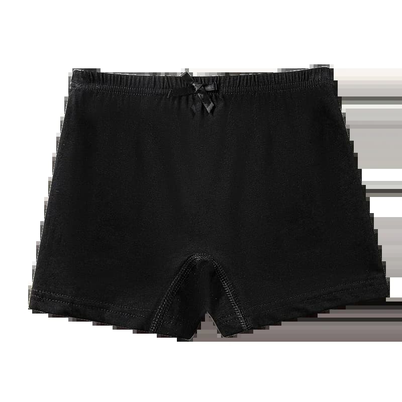Culottes en coton doux pour filles, pantalons de sécurité respirants, sous-vêtements de couleur unie