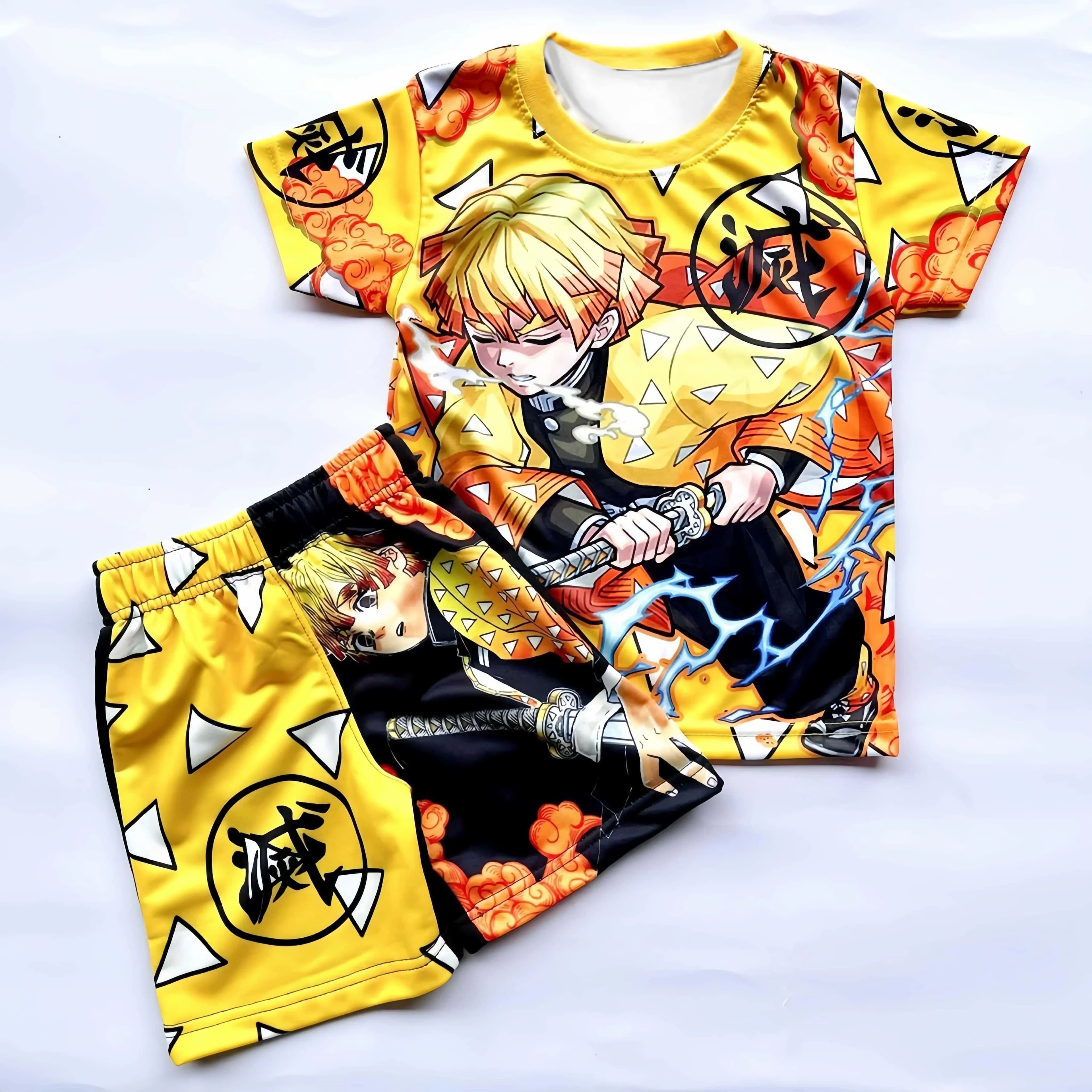 Pyjamas et vêtements de détente imprimés en 3D Demon Slayer, multi-personnages, multi-styles, pour e