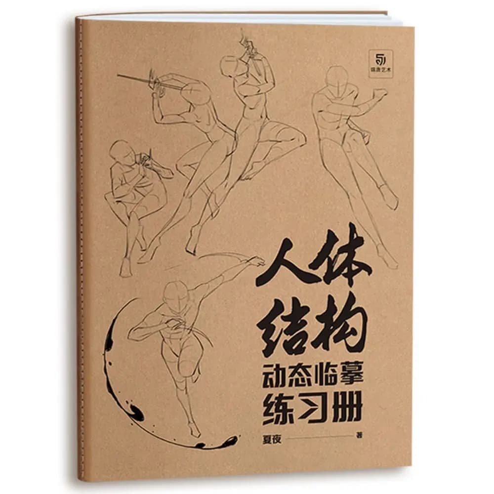 Structure corporelle personnages d'anime ligne brouillon livres de pratique Art traçage croquis pein
