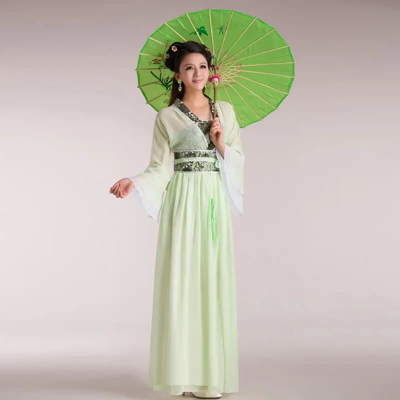 Costume de vêtements chinois de la dynastie Tang, impératrice de la concubine impériale, princesse W