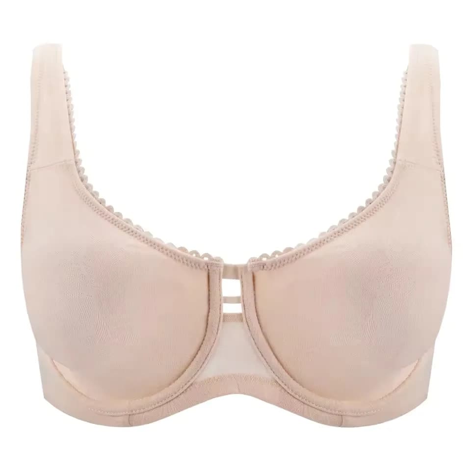 Soutien-gorge minimiseur Non rembourré, grande taille, motif Floral, à armatures, Lingerie de soutie