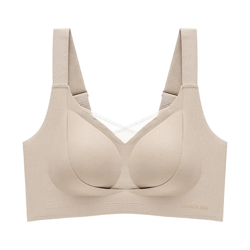 Soutien-gorge fin à armatures pour femme, anti-affaissement, design plissé et froncé, accessoire de 