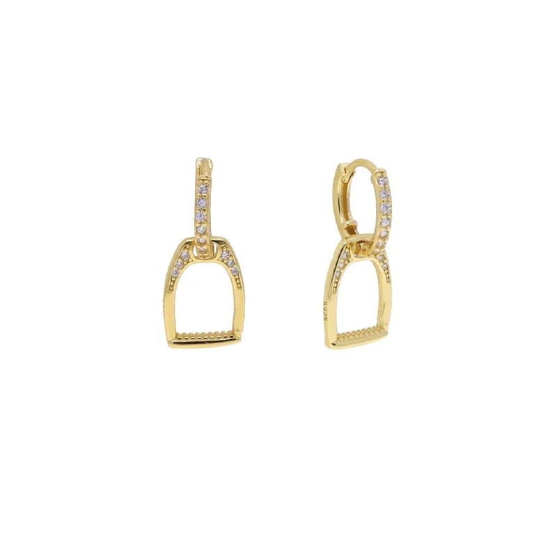 2025 haute qualité 100% 925 argent Sterling cheval bijoux Simple équestre cheval amant cerceau boucl