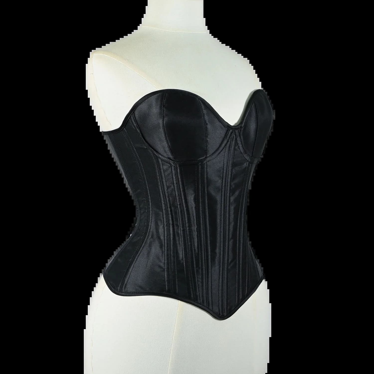 Corset Bustier avec bonnets pour femmes, corsage Vintage, serré à lacets, Double désossé, façonnant 