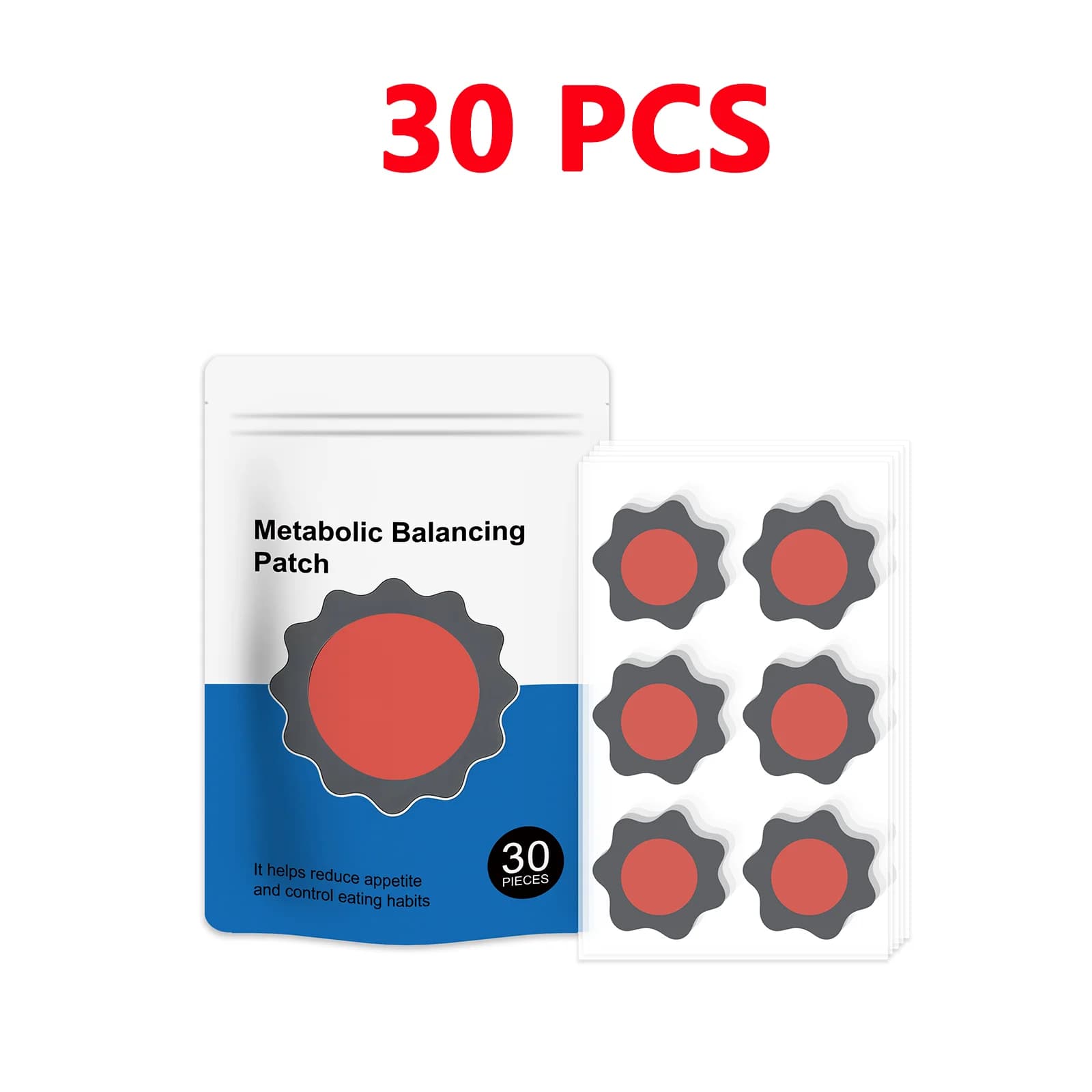 30 Patchs Corporels – Programme de Bien-être sur 30 Jours – Autocollants Doux qui Subliment les Cont