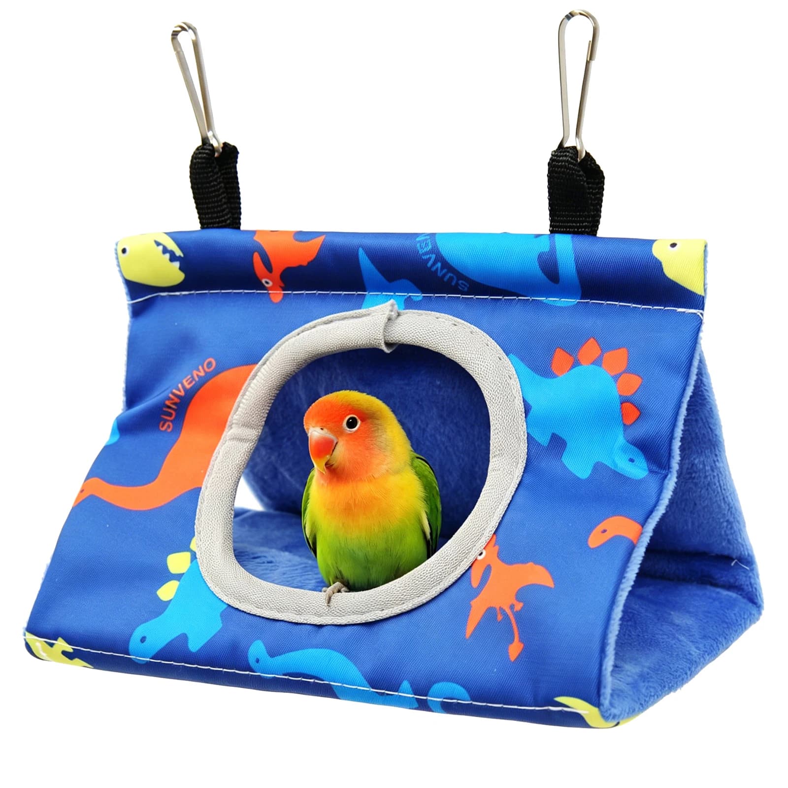 Nid suspendu pour petits oiseaux – Lit de cage confortable, maison pour oiseaux douce et sécurisée, 