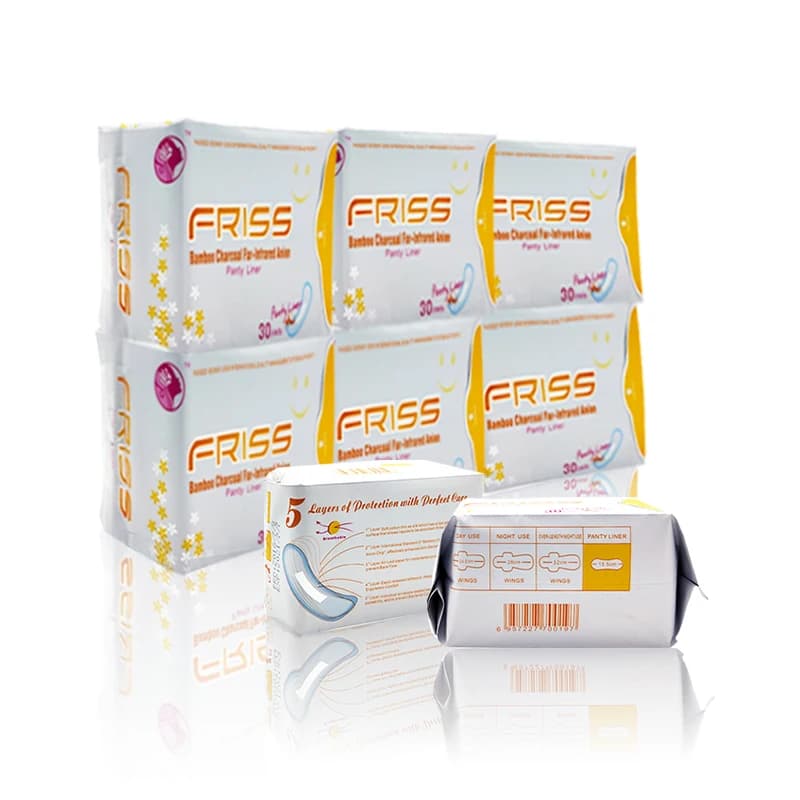 Serviette hygiénique à anions pour femmes, 30 pièces = 1 paquet, tampons menstruels, soins de santé,